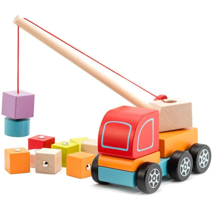 Avis Camion grue aimanté en bois Cubika 1