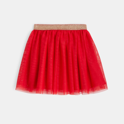 Avis Jupe tutu courte et pailletée rouge fille OKAIDI 1