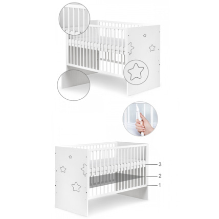 Avis Ensemble lit bébé + commode à langer TINO Mon Mobilier Design 5