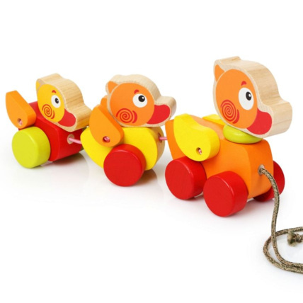 Avis Jouet à tirer Canard voyageurs Cubika 1