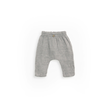 Avis Pantalon en gaze de coton gris Family Play Up 2