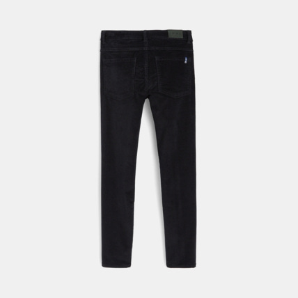 Avis Pantalon slim en velours stretch noir garçon OKAIDI 4