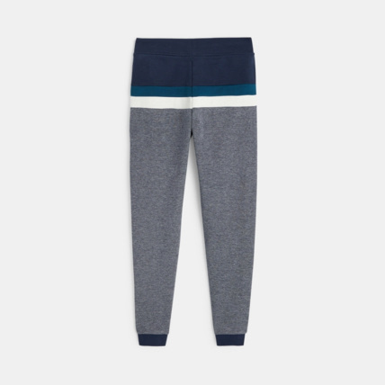 Avis Pantalon de jogging tricolore turquoise garçon OKAIDI 4