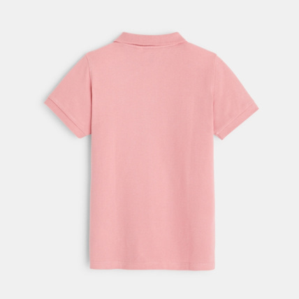 Avis Polo en coton piqué rose garçon OKAIDI 3