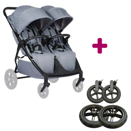 Avis Poussette double M.Twin X Mast Swiss Design 3