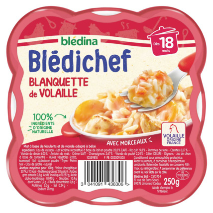 Avis BLEDICHEF Blanquette de volaille Blédina 1