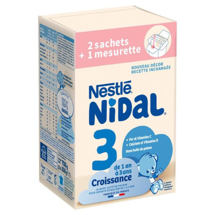 Avis Lait 3ème âge Croissance 700g NIDAL NESTLE 1