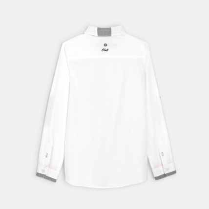 Avis Chemise sportswear chic blanche garçon OKAIDI 2