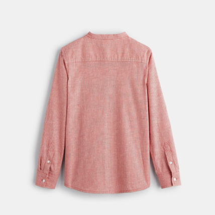 Avis Chemise oxford rouge garçon OKAIDI 2