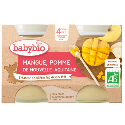 Avis Mangue Pomme de Nouvelle-Aquitaine Babybio 1