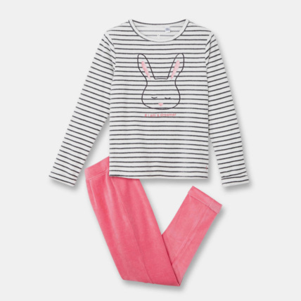 Avis Pyjama 2 pièces en velours gris fille OKAIDI 1