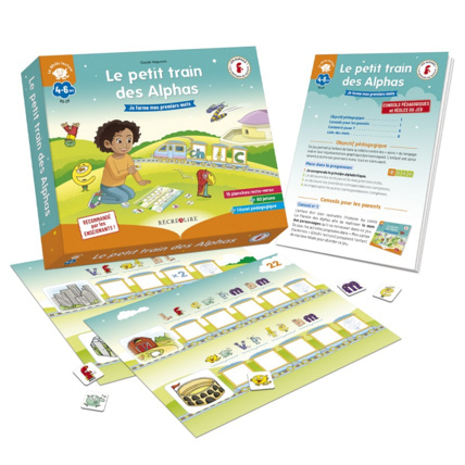 Avis Jeu éducatif Le petit train des Alphas ÉDITIONS RÉCRÉALIRE 1