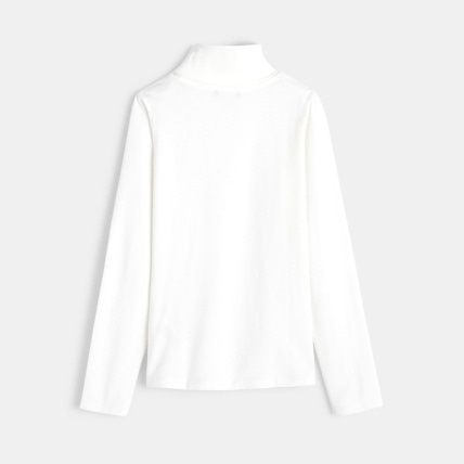 Avis T-shirt col roulé blanc fille OKAIDI 2