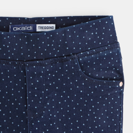 Avis Jeggings denim à pois bleu fille OKAIDI 3