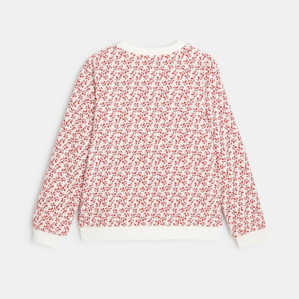 Avis Teddy en molleton imprimé all over rose fille OKAIDI 4