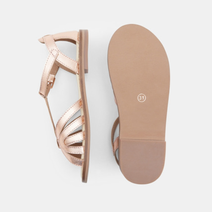 Avis Sandale salomé multibrides cuir roses fille OKAIDI 3
