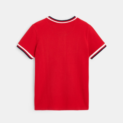 Avis T-shirt polo rouge garçon OKAIDI 3