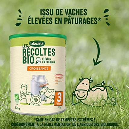 Avis Lait 3ème âge - Les Récoltes Bio - Croissance Blédina 2