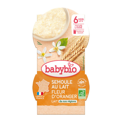 Avis Semoule au Lait Fleur d'Oranger Babybio 1