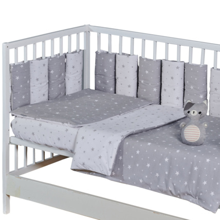 Avis Parure de lit bébé réversible en coton, STELLA Sevira Kids 1