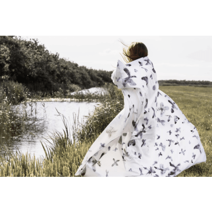 Avis Housse de couette en satin de coton - Papillons Mon Lit Cabane 5