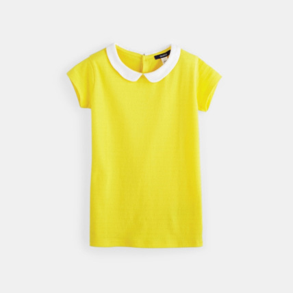 Avis T-shirt col Claudine jaune fille OKAIDI 1
