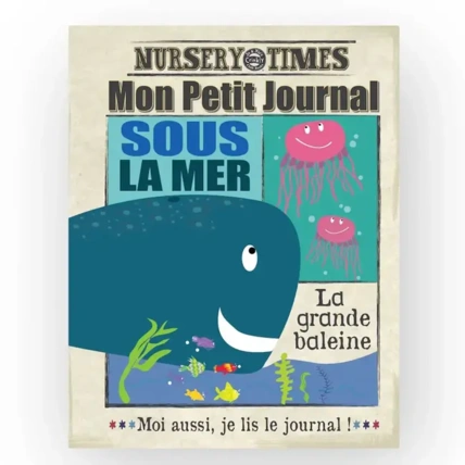 Avis LIVRE BEBE EN TISSU - LE JOURNAL SOUS LA MER Crinkly 1