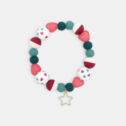 Avis Bracelet de perles vert fille OKAIDI 1