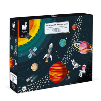 Avis Puzzle éducatif Système Solaire 100 pcs JANOD 1