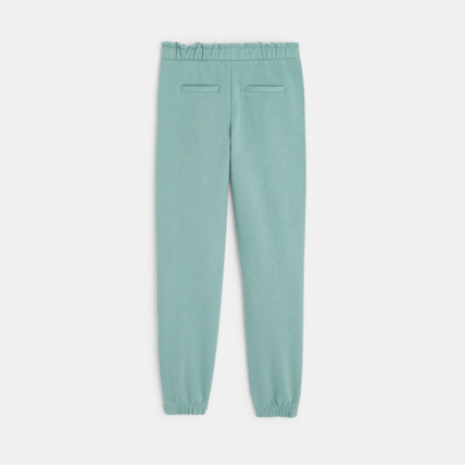 Avis Jogging uni en jersey molletonné vert fille OKAIDI 4