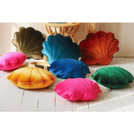 Avis Coussin coquillage en velours Mon Lit Cabane 3