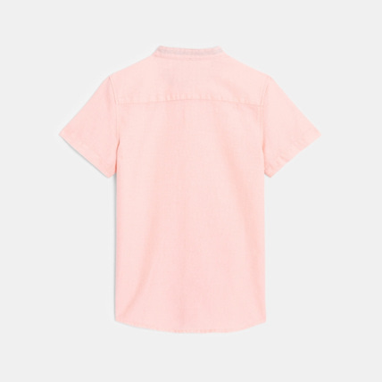 Avis Chemise col mao rose garçon OKAIDI 3