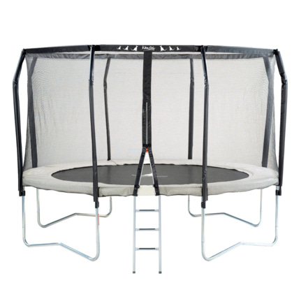 Avis Trampoline de jardin rond diam 426cm avec filet de sécurité + échelle - Famili 430 Kangui 1