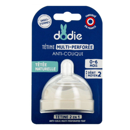 Avis Tétine Multi-Perforée Anti-Collique En Silicone DODIE 2