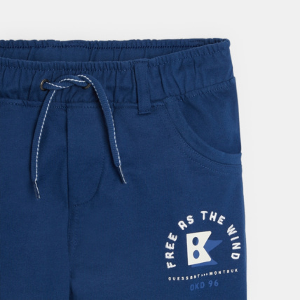 Avis Bermuda en molleton bleu garçon OKAIDI 3