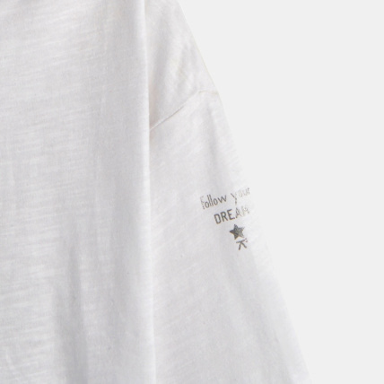 Avis T-shirt à capuche blanc fille OKAIDI 3