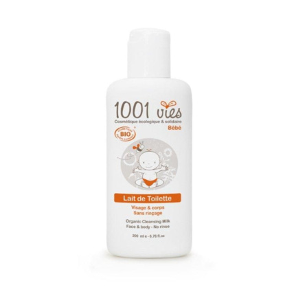Avis Lait de Toilette Bio Bébé Visage et Corps 200 ml 1001 VIES 1
