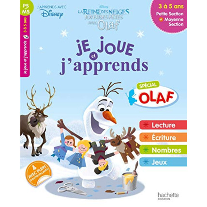 Avis Disney - Reine des Neiges - Je joue et j'apprends avec Olaf - PS à MS 3-5 ans Hachette Éducation 1