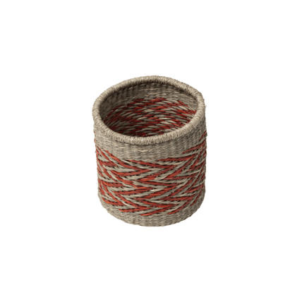 Avis Panier de rangement en herbier marin moyen Mokee 1