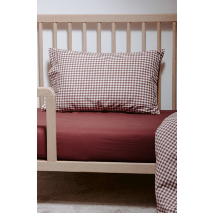 Avis Taie d'oreiller percale de coton bio Vichy KADOLIS 7
