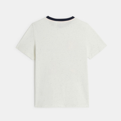 Avis T-shirt col rond à motif blanc garçon OKAIDI 4