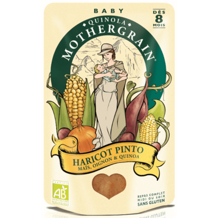 Avis Haricot pinto, maïs, oignon et quinoa QUINOLA MOTHERGRAIN 1