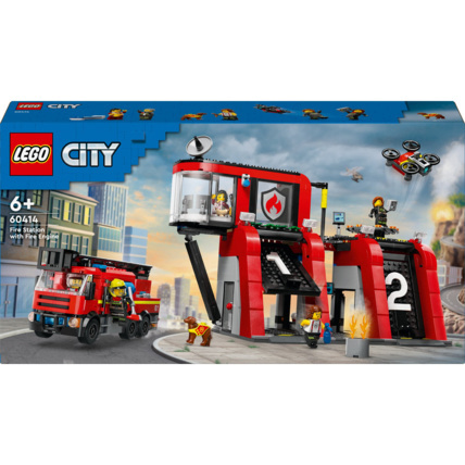 Avis La caserne et le camion de pompiers City LEGO 1