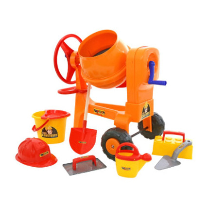 Avis Bétonnière enfant et kit chantier 8 pièces WADER QUALITY 1