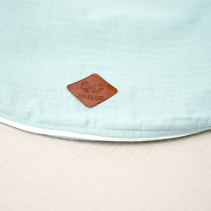Avis Housse pour coussin de maternité et d'allaitement en gaze de coton Sevira Kids 7