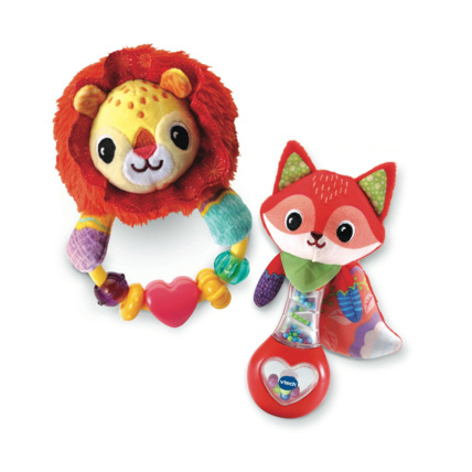 Avis Hochets Timéo zèbre, Malo P'tit renardeau, Léo ptit lionceau VTech 1
