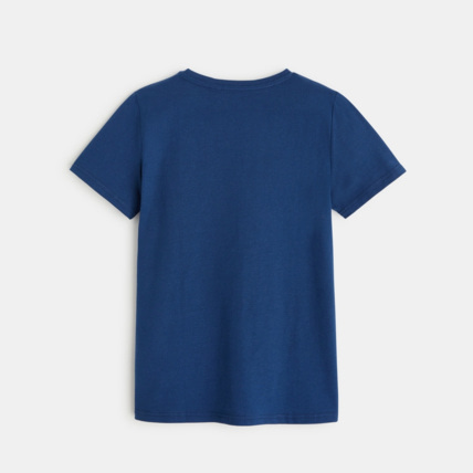 Avis T-shirt à message bleu garçon OKAIDI 3