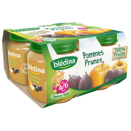 Avis Pot Pommes Prunes 4x130g Blédina 1
