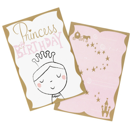Avis Lot de 10 cartes d'invitations anniversaire motif fée  Prémaman 1