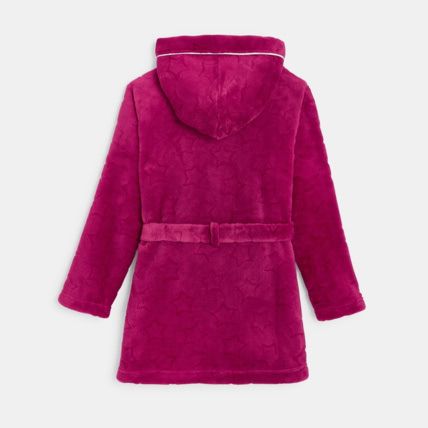 Peignoir a capuche en polaire double violet fille OKAIDI Comparateur Avis Prix